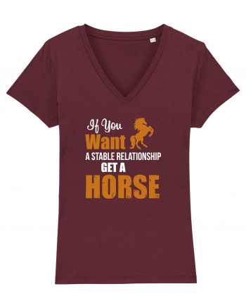 HORSE Burgundy