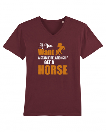 HORSE Burgundy