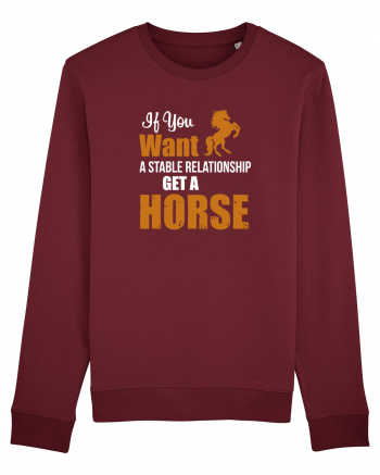 HORSE Burgundy