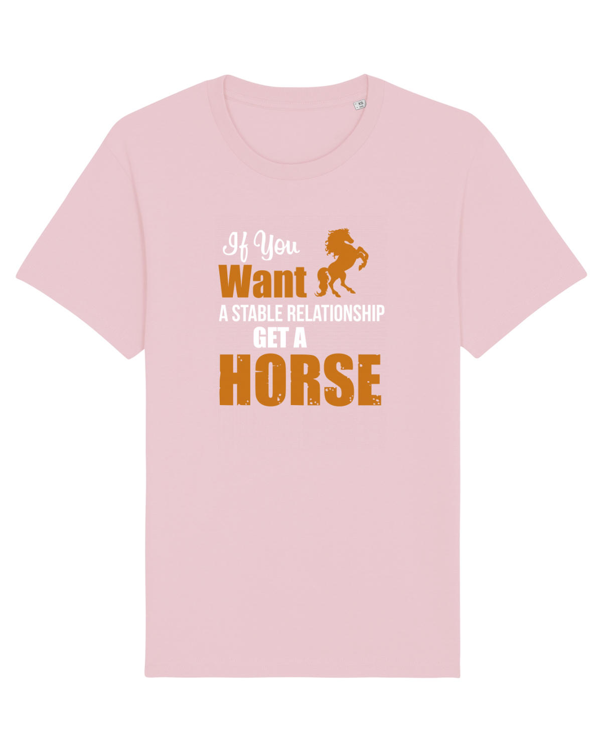 Tricou mânecă scurtă Unisex Rocker Cotton Pink