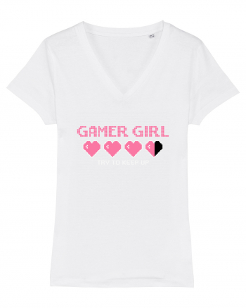 Gamer Girl White