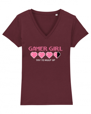 Gamer Girl Burgundy