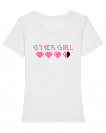 Gamer Girl White