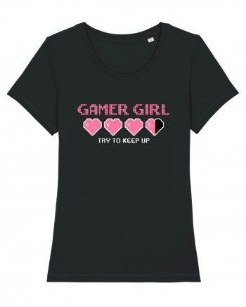 Gamer Girl Black