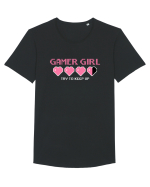 Gamer Girl Tricou mânecă scurtă guler larg Bărbat Skater