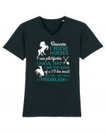 HORSE Tricou mânecă scurtă guler V Bărbat Presenter