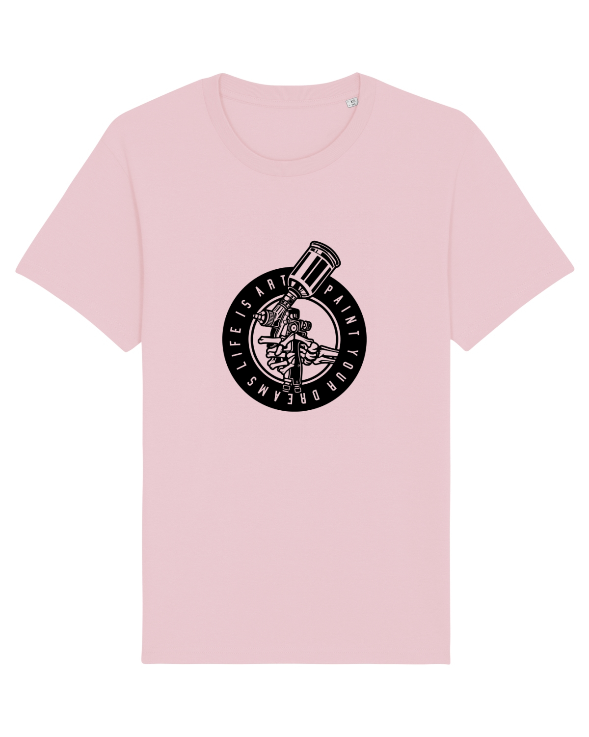 Tricou mânecă scurtă Unisex Rocker Cotton Pink