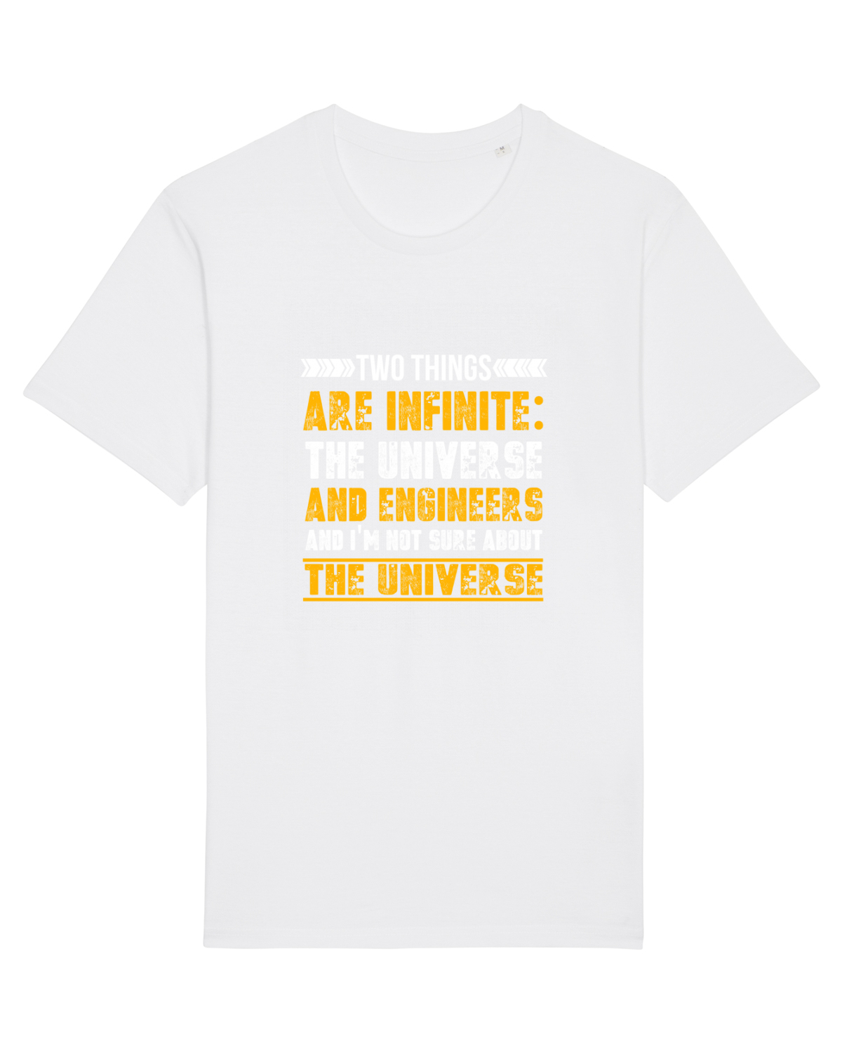Tricou mânecă scurtă Unisex Rocker White