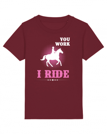 HORSE Burgundy