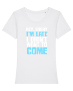 LATE Tricou mânecă scurtă guler larg fitted Damă Expresser