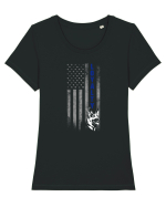 LOYALTY Tricou mânecă scurtă guler larg fitted Damă Expresser