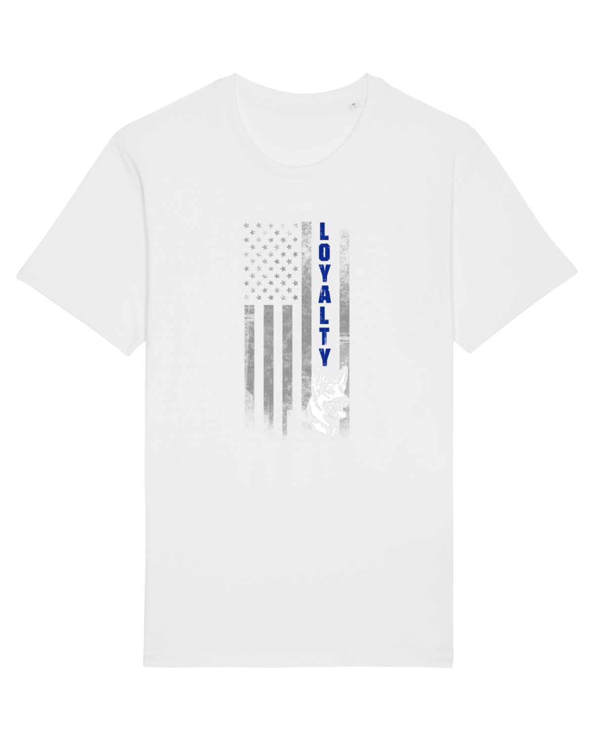 Tricou mânecă scurtă Unisex Rocker White