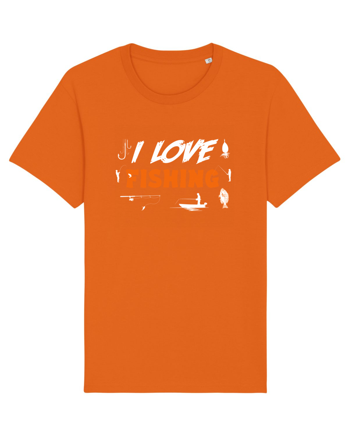 Tricou mânecă scurtă Unisex Rocker Bright Orange