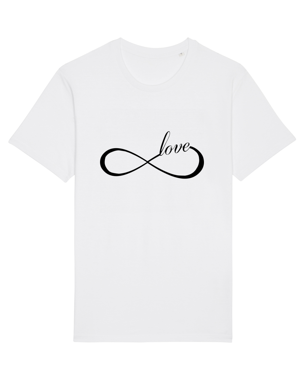 Tricou mânecă scurtă Unisex Rocker White