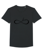 LOVE Tricou mânecă scurtă guler larg Bărbat Skater