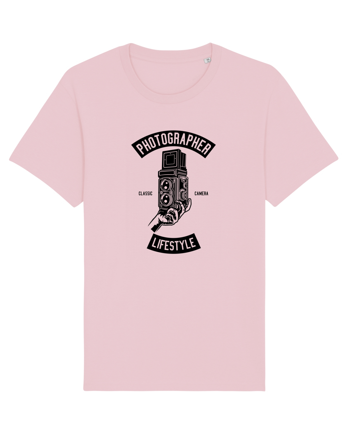 Tricou mânecă scurtă Unisex Rocker Cotton Pink