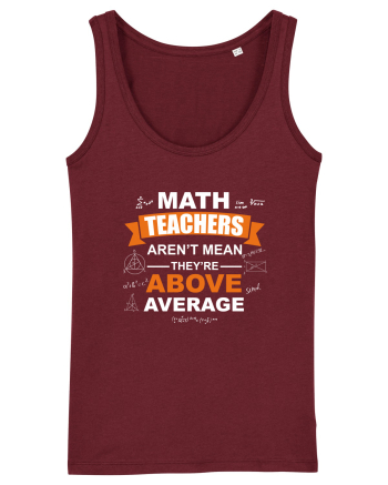 MATH TEACHER Burgundy