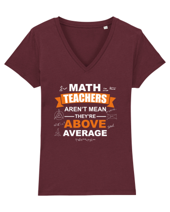 MATH TEACHER Burgundy