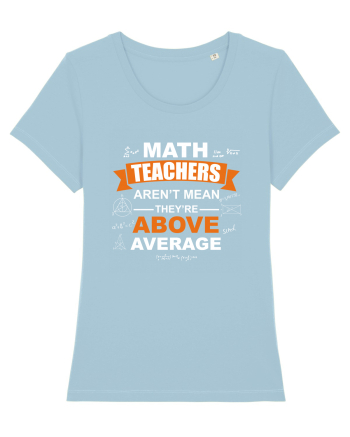 MATH TEACHER Sky Blue