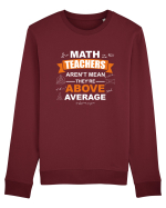 MATH TEACHER Bluză mânecă lungă Unisex Rise