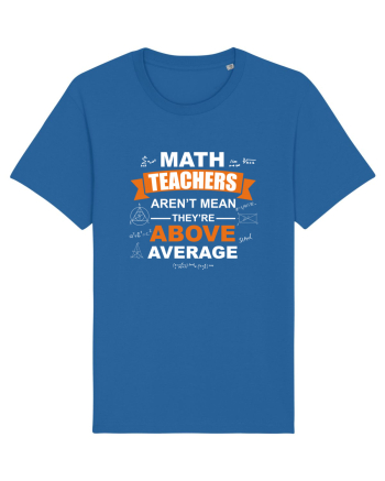 MATH TEACHER Royal Blue