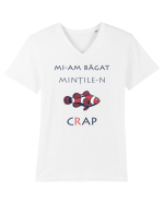 Mi-am băgat Mințile-n Cap (black) Tricou mânecă scurtă guler V Bărbat Presenter