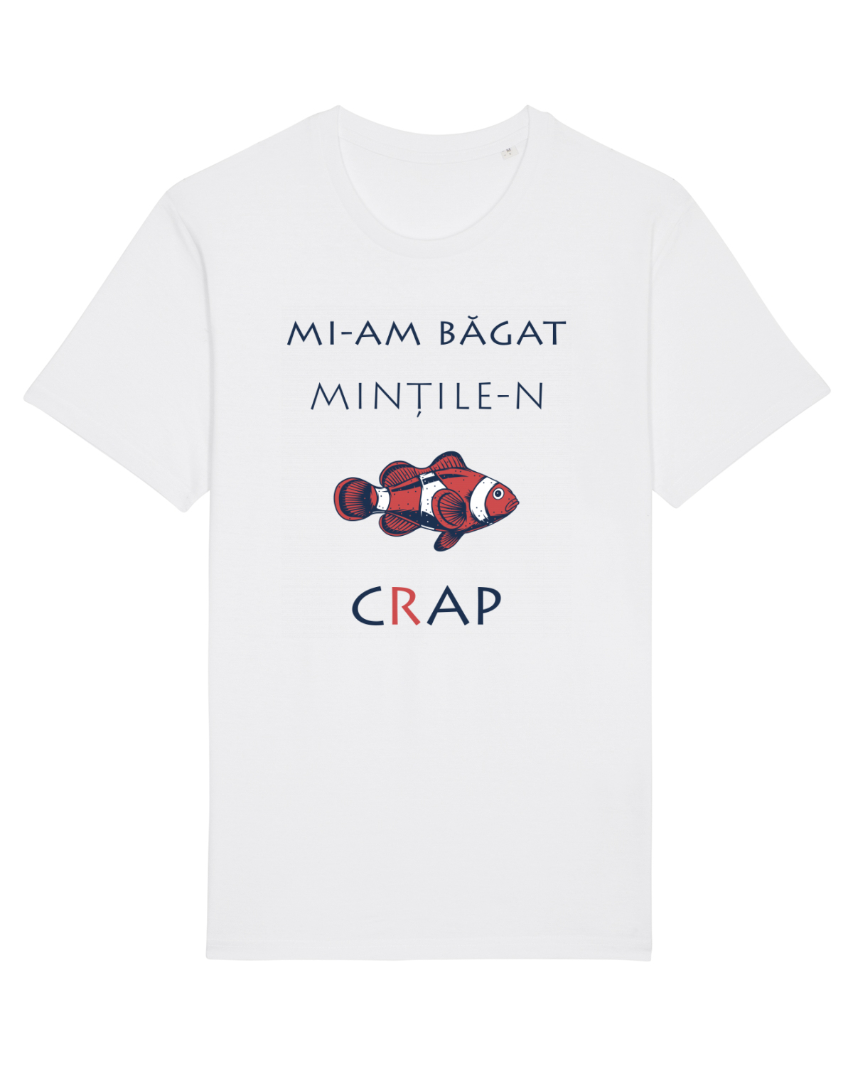 Tricou mânecă scurtă Unisex Rocker White