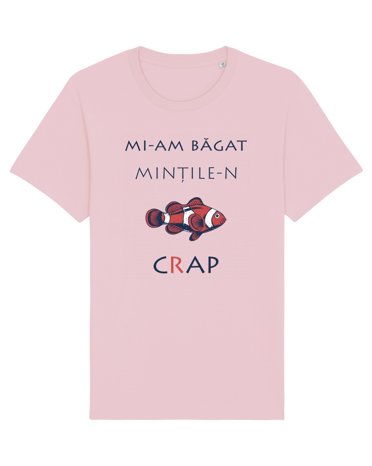 Tricou mânecă scurtă Unisex Rocker Cotton Pink