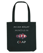 Mi-am băgat Mințile-n Cap (white) Sacoșă textilă