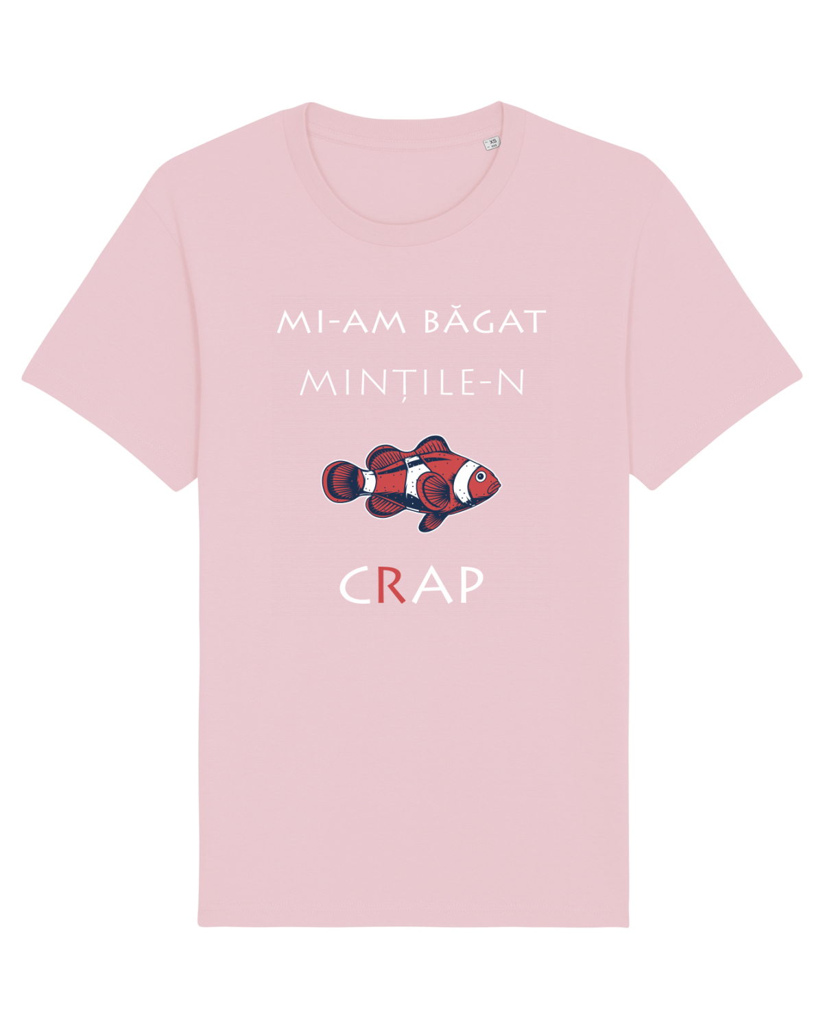 Tricou mânecă scurtă Unisex Rocker Cotton Pink