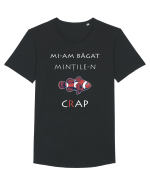 Mi-am băgat Mințile-n Cap (white) Tricou mânecă scurtă guler larg Bărbat Skater