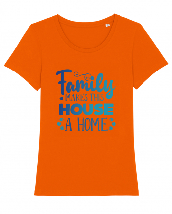 Pentru Crăciun în familie - Family makes this house a home Bright Orange