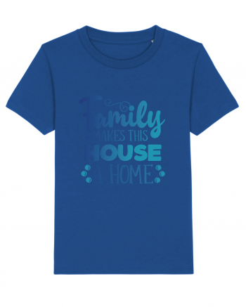 Pentru Crăciun în familie - Family makes this house a home Majorelle Blue