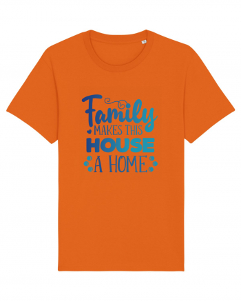 Pentru Crăciun în familie - Family makes this house a home Bright Orange