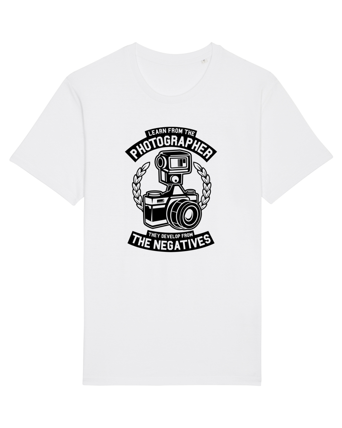 Tricou mânecă scurtă Unisex Rocker White