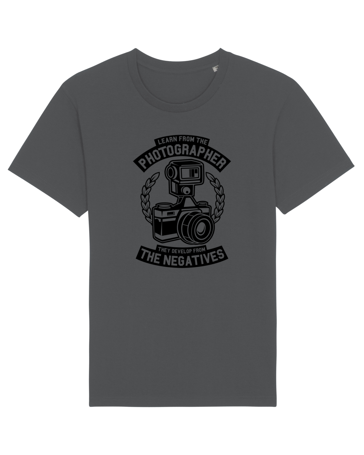 Tricou mânecă scurtă Unisex Rocker Anthracite