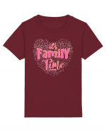 Pentru Crăciun în familie - It's family time Tricou mânecă scurtă  Copii Mini Creator