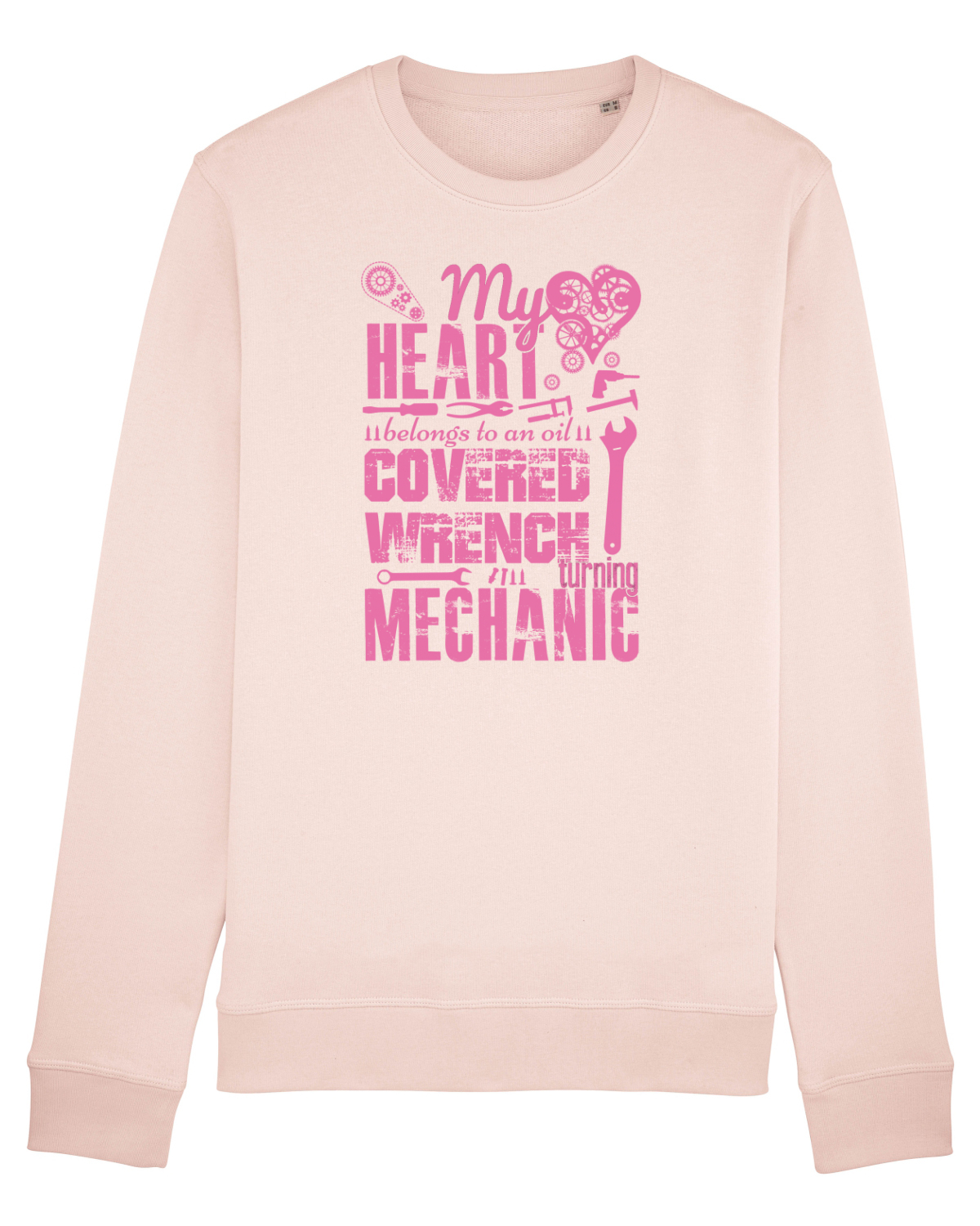 Bluză mânecă lungă Unisex Rise Candy Pink
