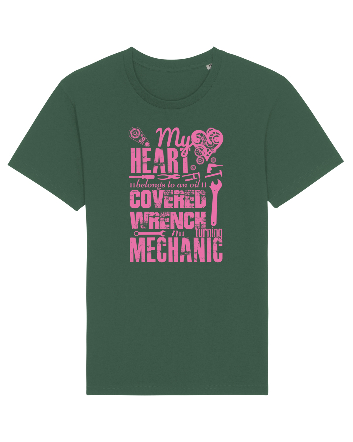 Tricou mânecă scurtă Unisex Rocker Bottle Green