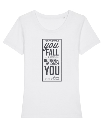 Wken You Fall (black) White