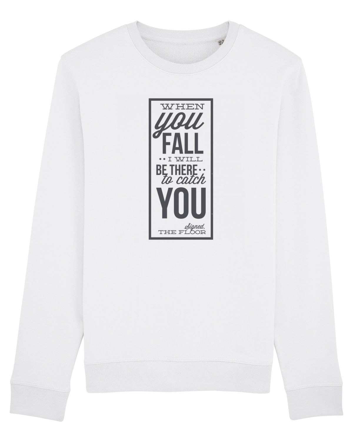 Bluză mânecă lungă Unisex Rise White