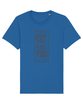 Wken You Fall (black) Royal Blue