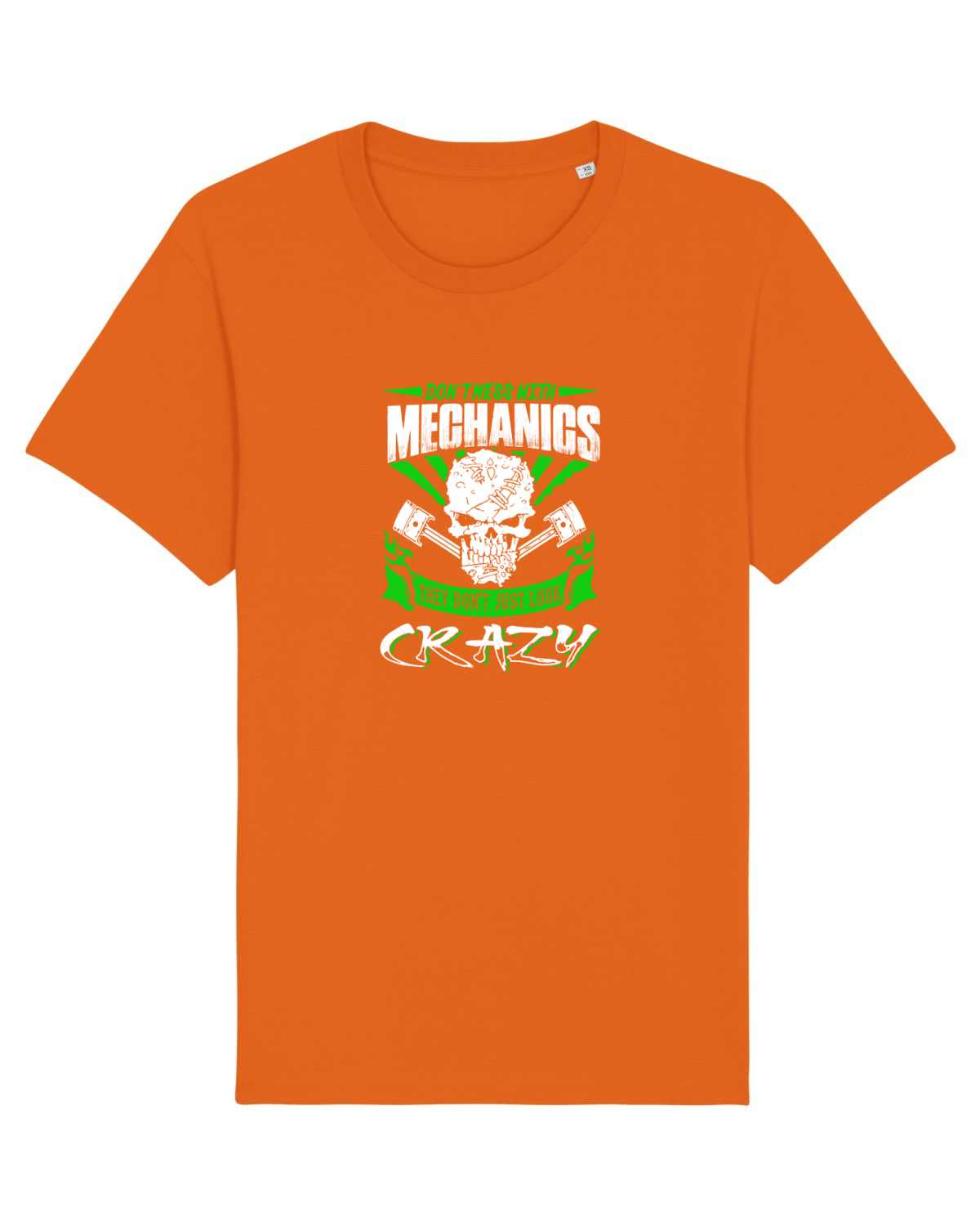 Tricou mânecă scurtă Unisex Rocker Bright Orange