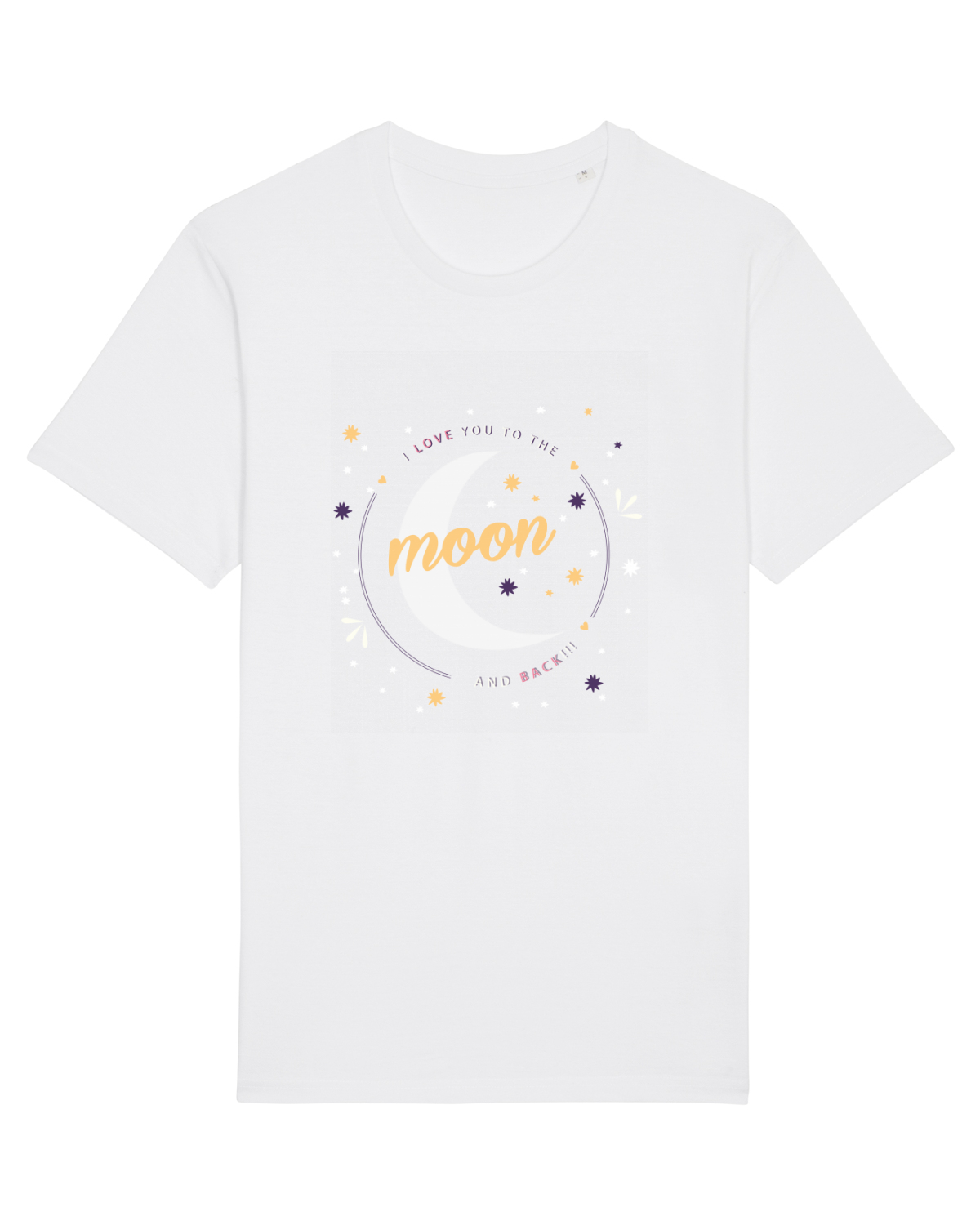 Tricou mânecă scurtă Unisex Rocker White