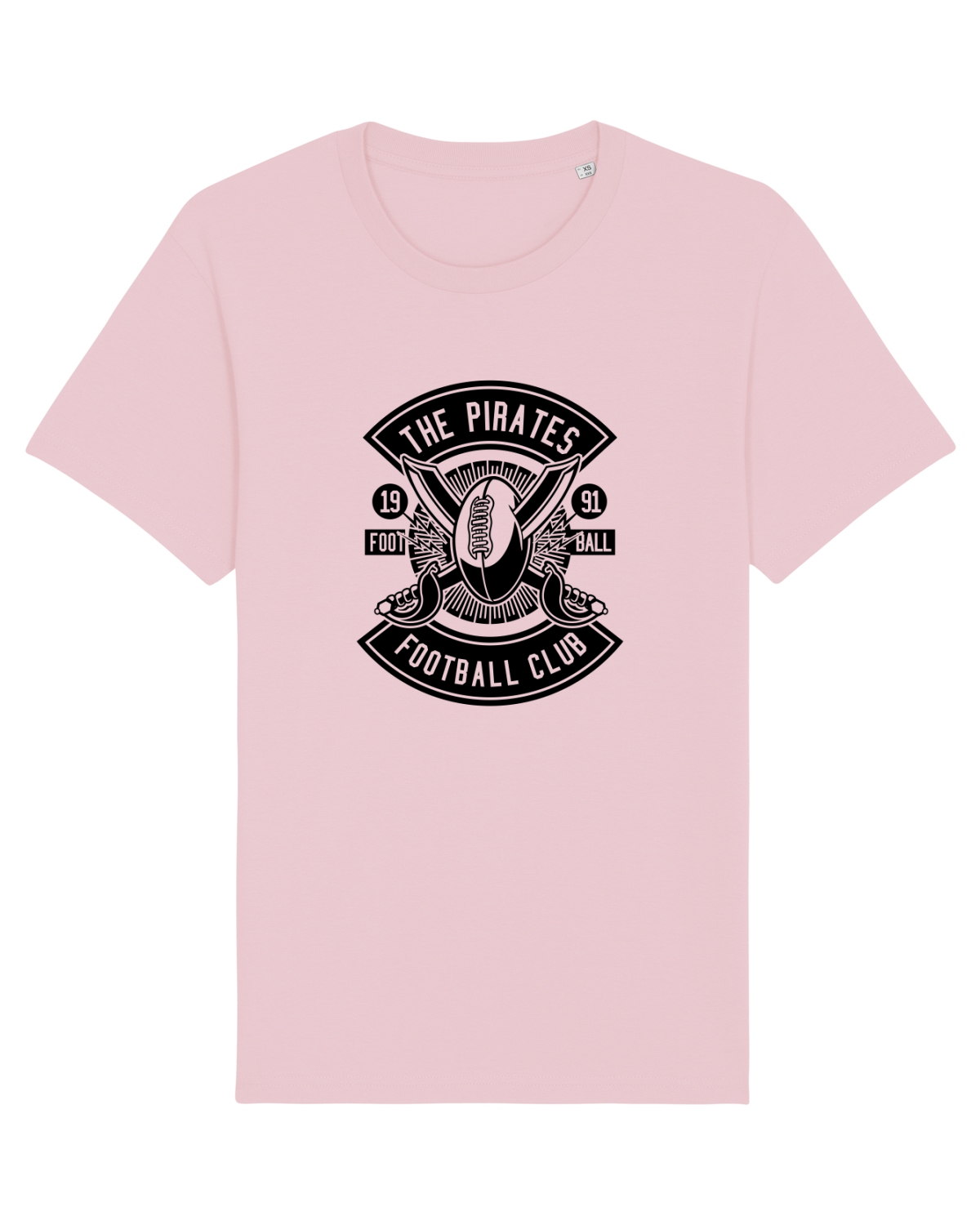 Tricou mânecă scurtă Unisex Rocker Cotton Pink