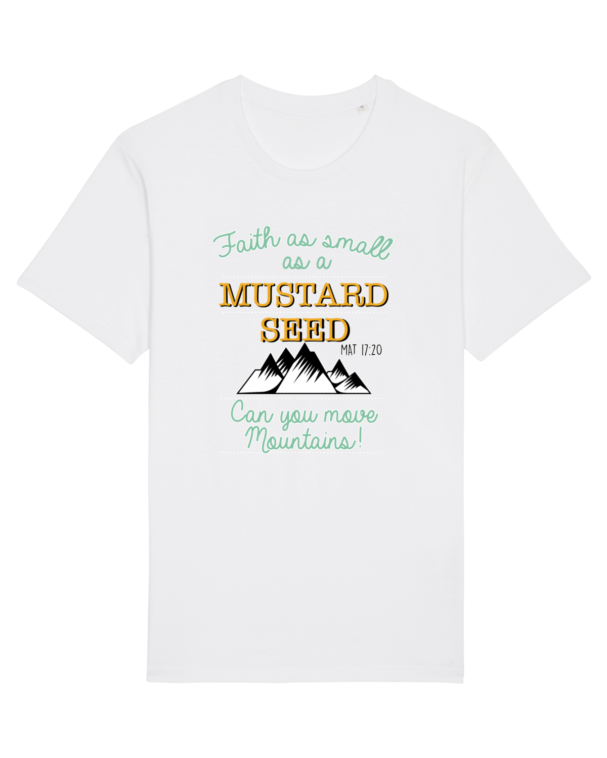Tricou mânecă scurtă Unisex Rocker White
