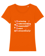 NURSE Tricou mânecă scurtă guler larg fitted Damă Expresser
