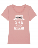 RN NURSE Tricou mânecă scurtă guler larg fitted Damă Expresser