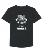 RN NURSE Tricou mânecă scurtă guler larg Bărbat Skater