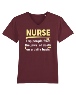 NURSE Tricou mânecă scurtă guler V Bărbat Presenter